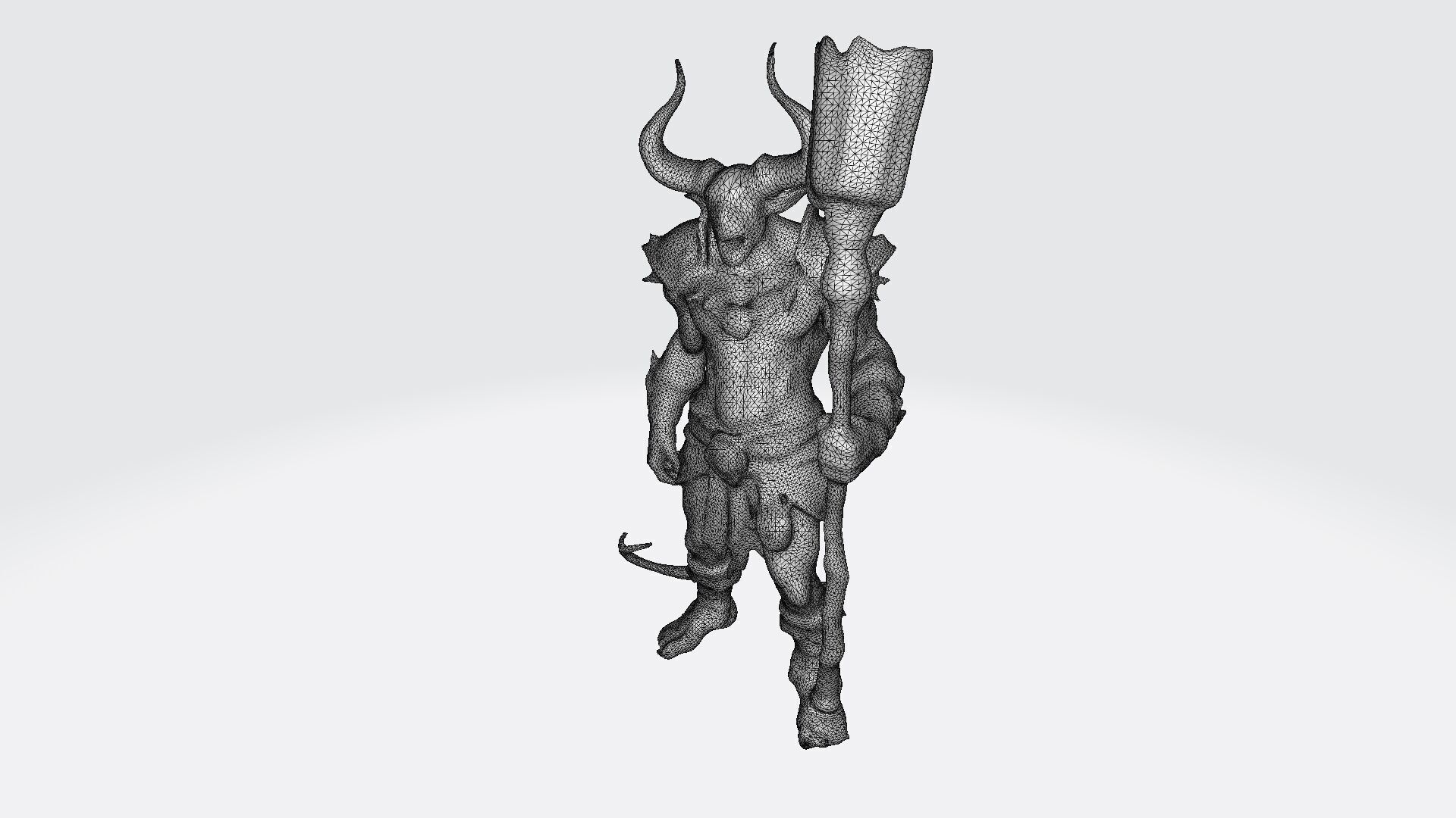 Cinematic Fantasy Character 3d Model Goblin Warrior 3D model_7