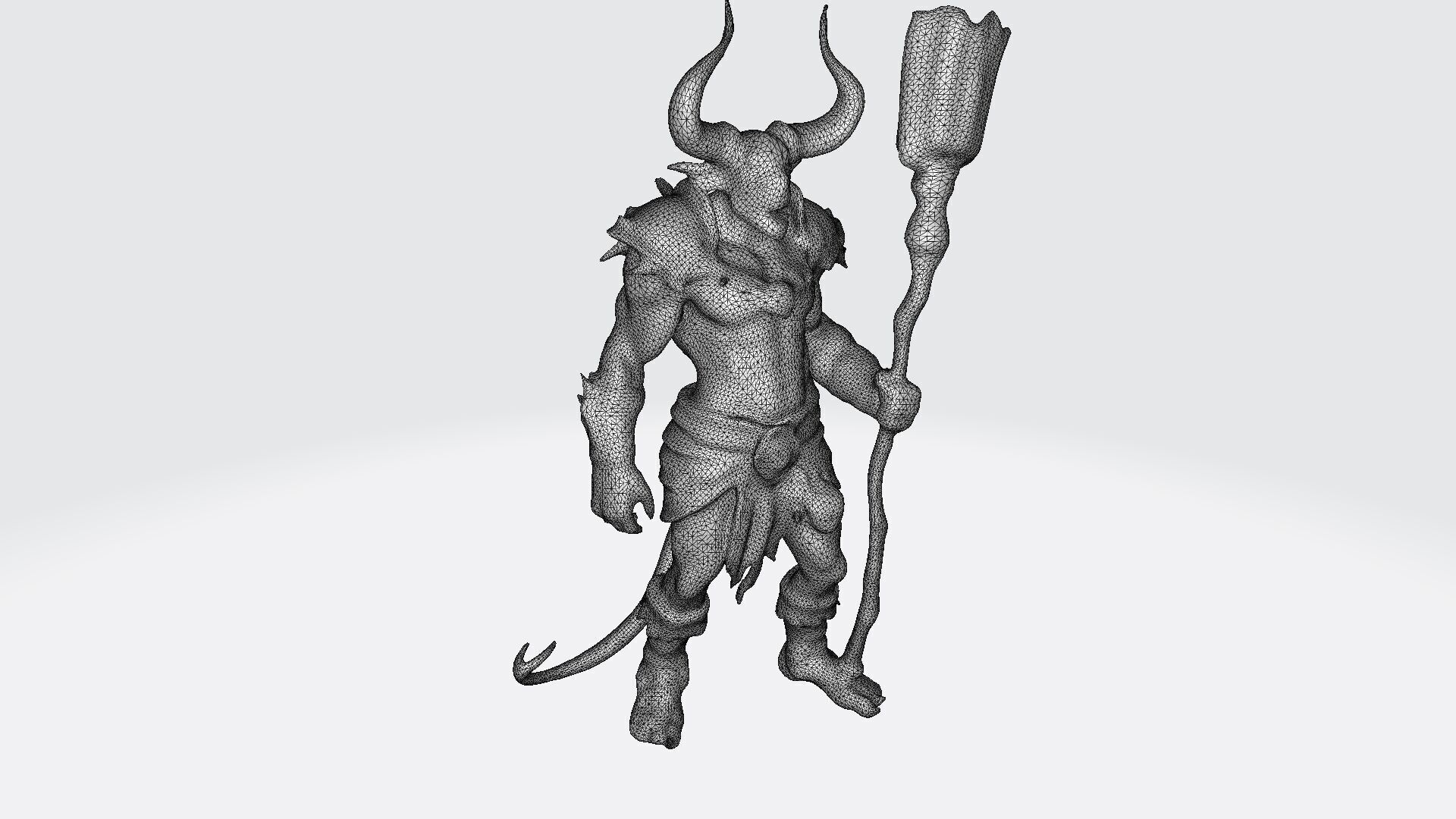 Cinematic Fantasy Character 3d Model Goblin Warrior 3D model_8