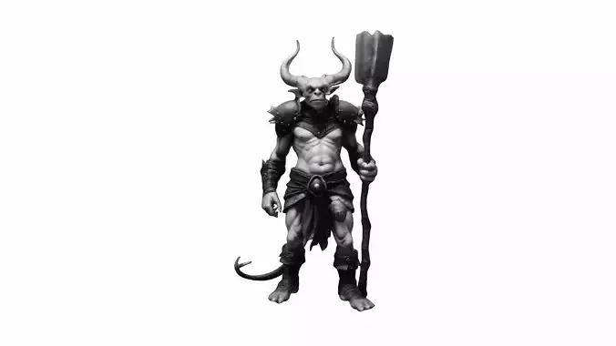 Cinematic Fantasy Character 3d Model Goblin Warrior