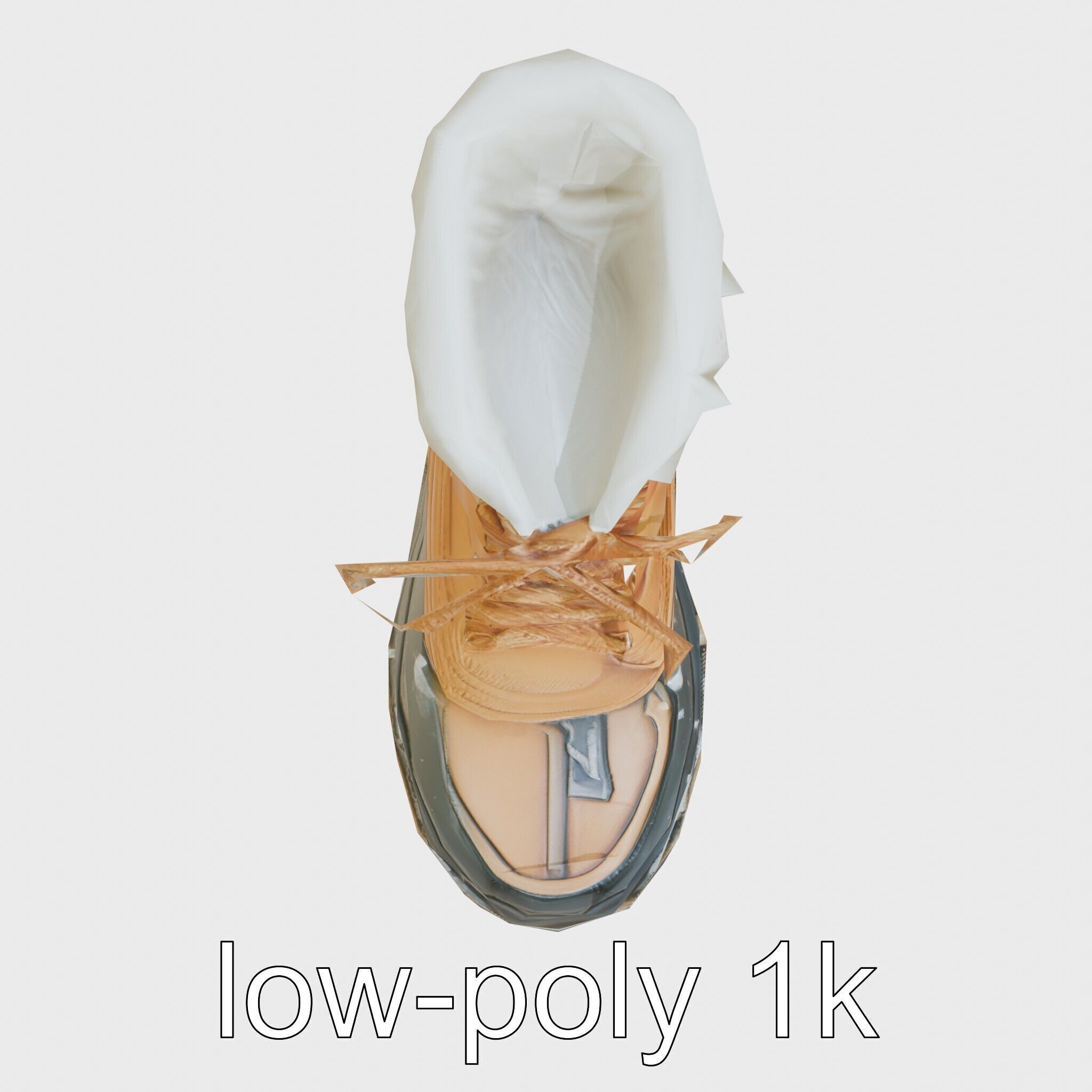 Worn-Out Winter Boots with Fur Model Pack Low-poly 3D model_27