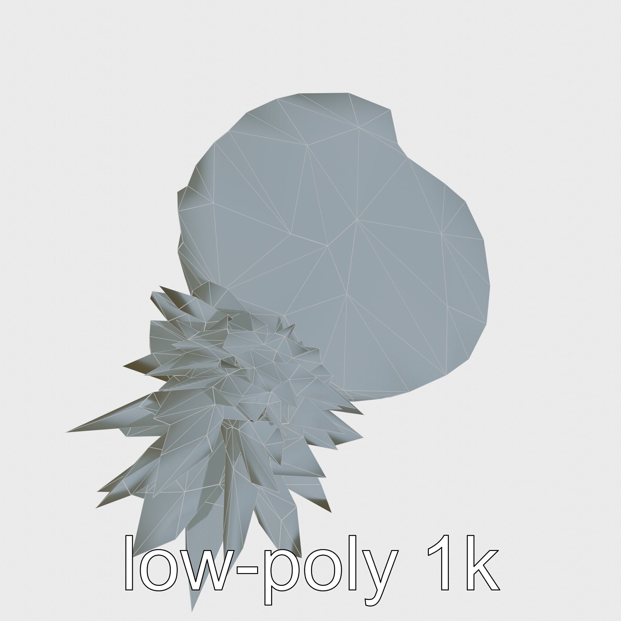 Exotic Pineapple Slice 3D model pack Low-poly 3D model_10