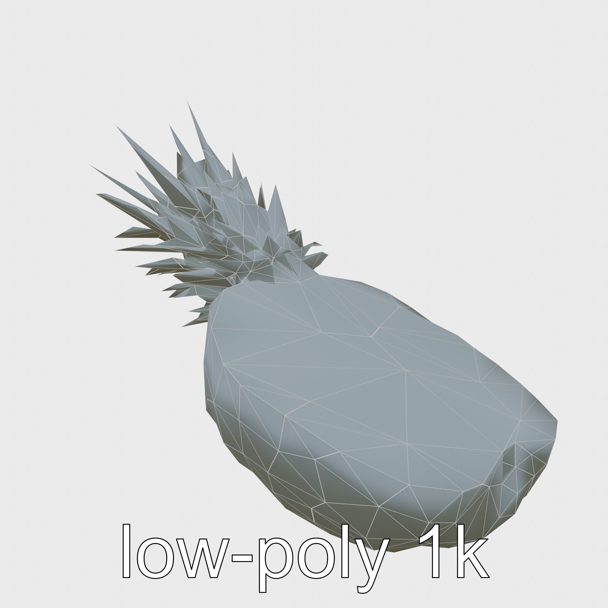 Exotic Pineapple Slice 3D model pack Low-poly 3D model_20