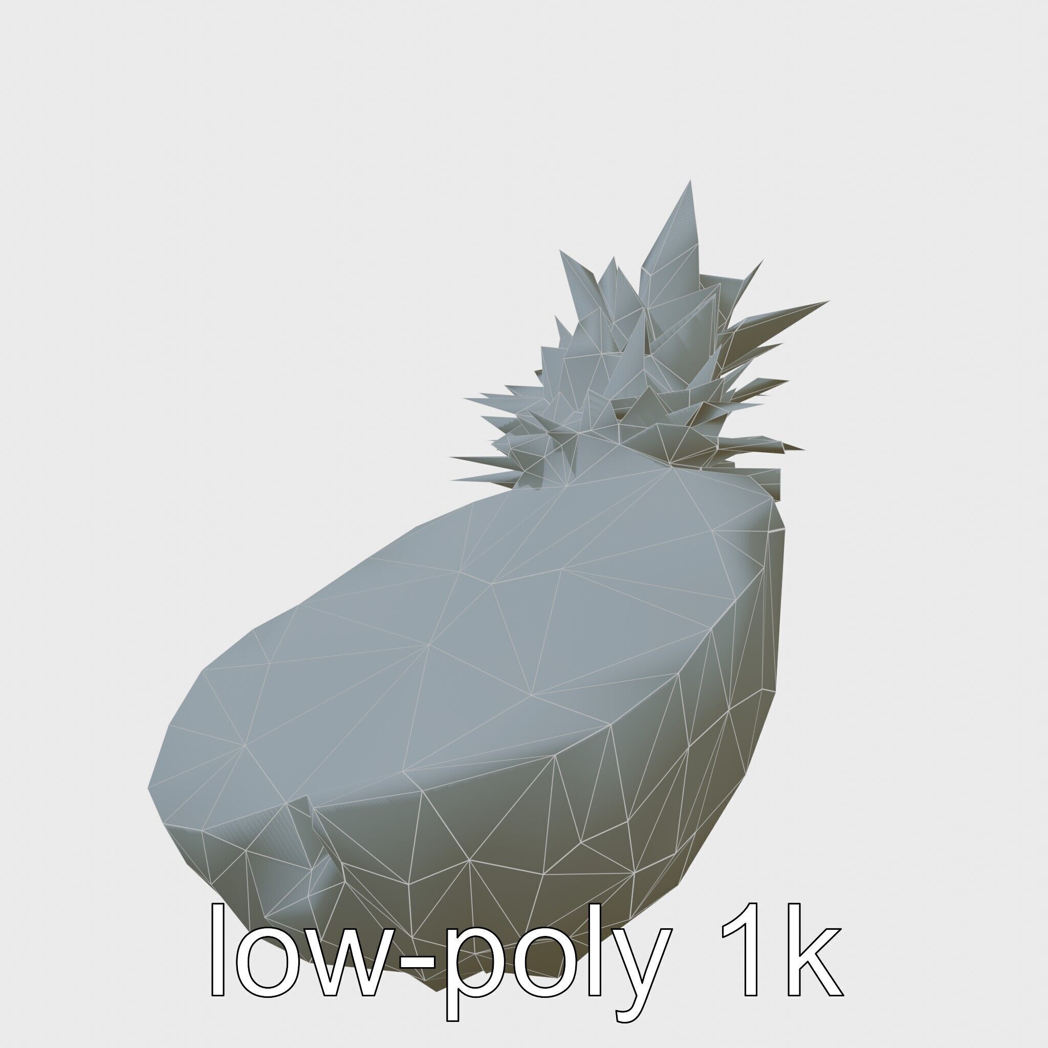 Exotic Pineapple Slice 3D model pack Low-poly 3D model_18