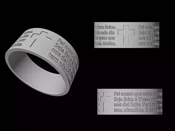 Our Father Ring - Anel Pai Nosso