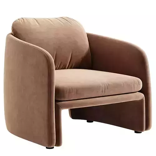 WARREN Fabric armchair