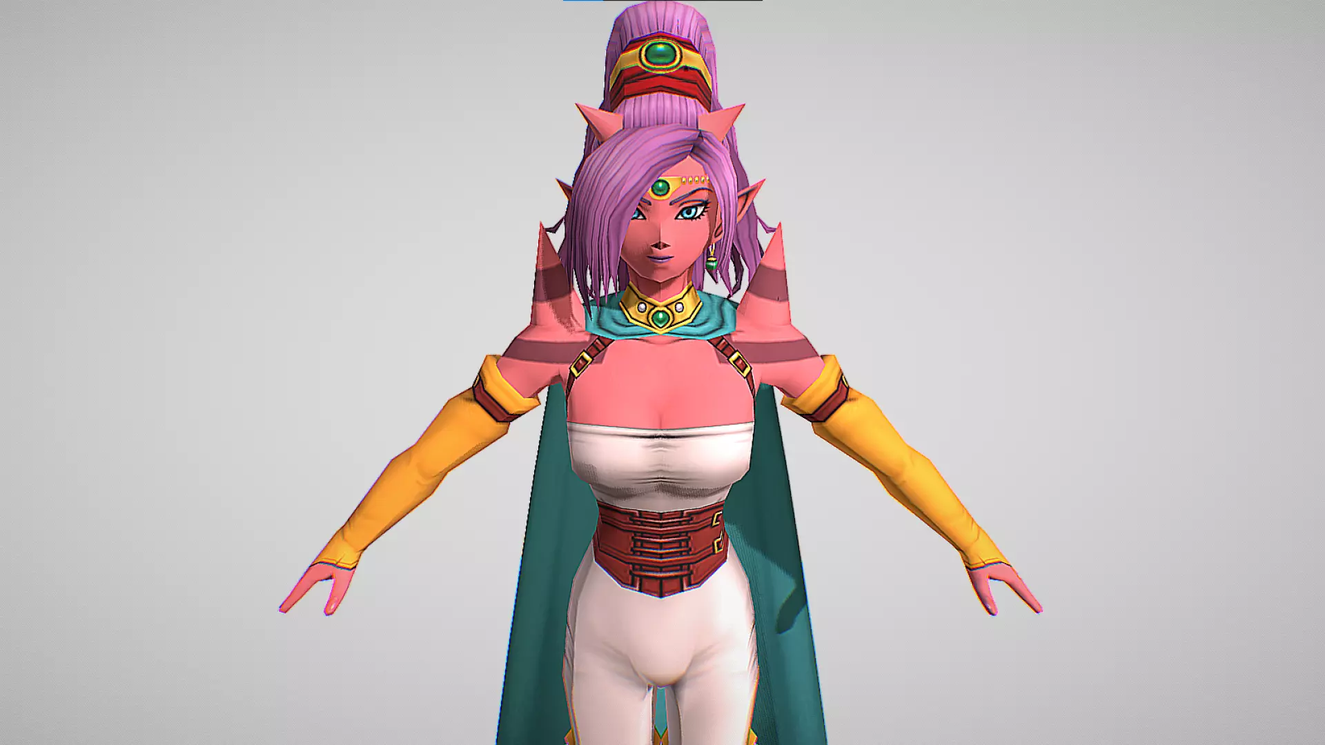 Lushenda - Dragon Quest Rivals Ace Low-poly 3D model