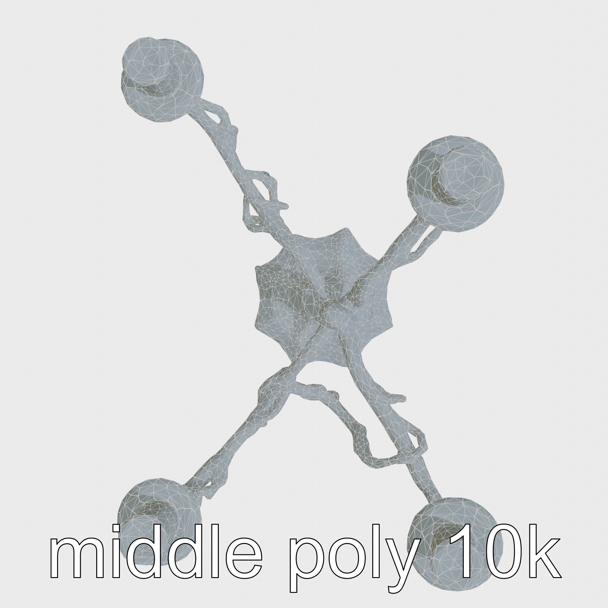 Mystical Candelabra with Twisted Arms model pack Low-poly 3D model_20