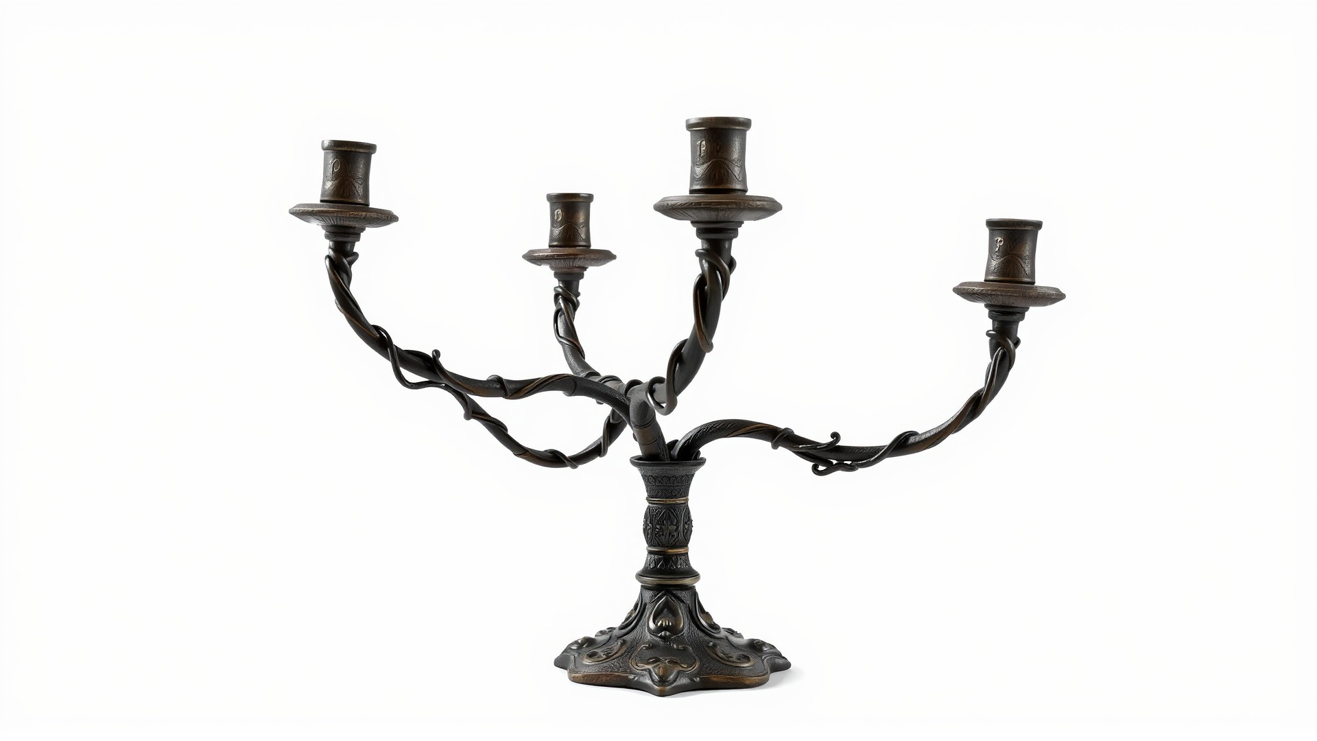Mystical Candelabra with Twisted Arms model pack Low-poly 3D model_6
