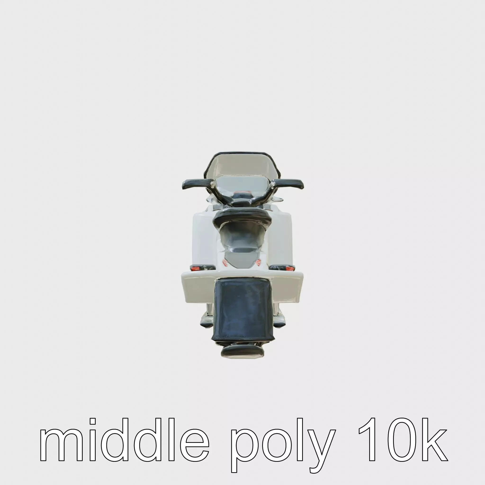 Futuristic Snow Sled model pack featuring Aerodynamic Frame a... Low-poly 3D model_0