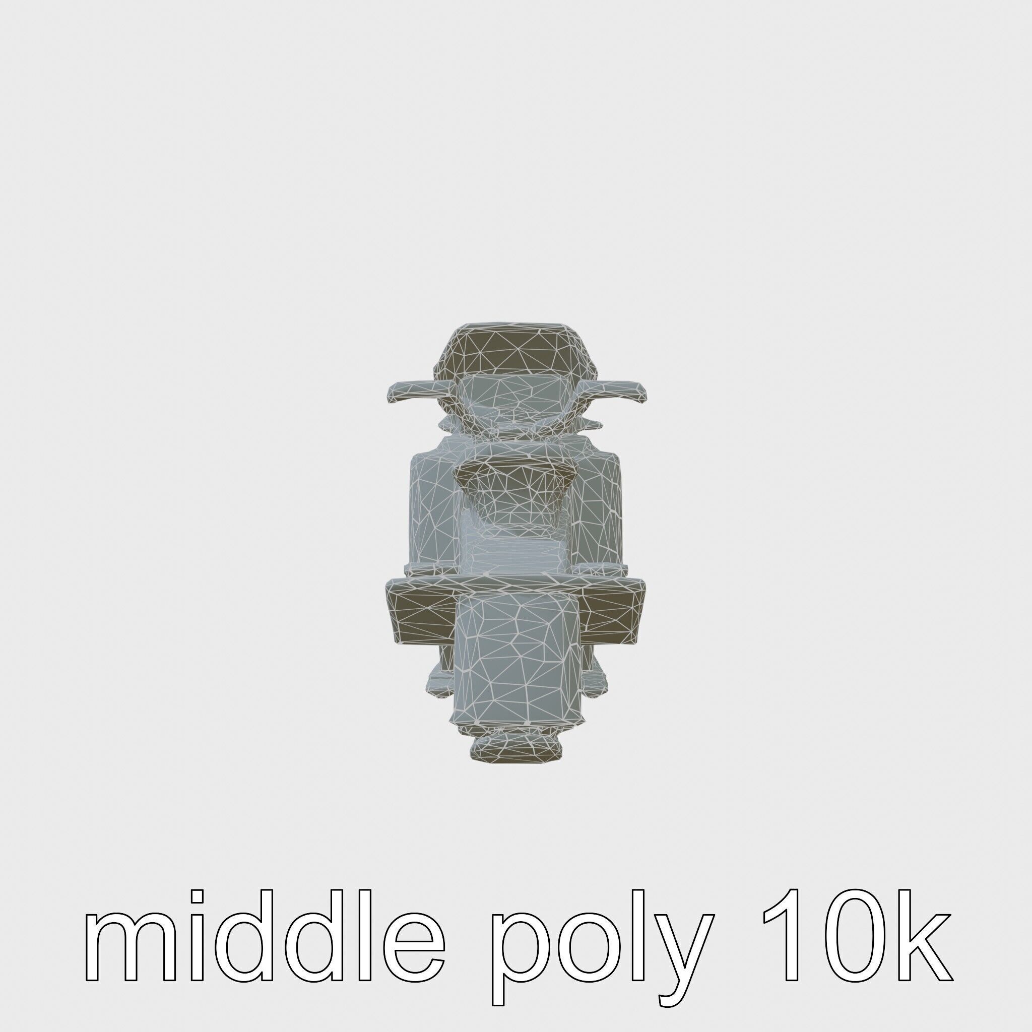 Futuristic Snow Sled model pack featuring Aerodynamic Frame a... Low-poly 3D model_9