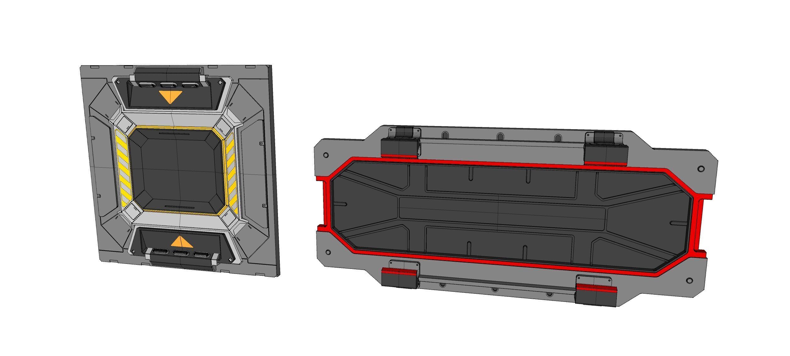 Sci-fi Architecture kitbash 52 3D model_23
