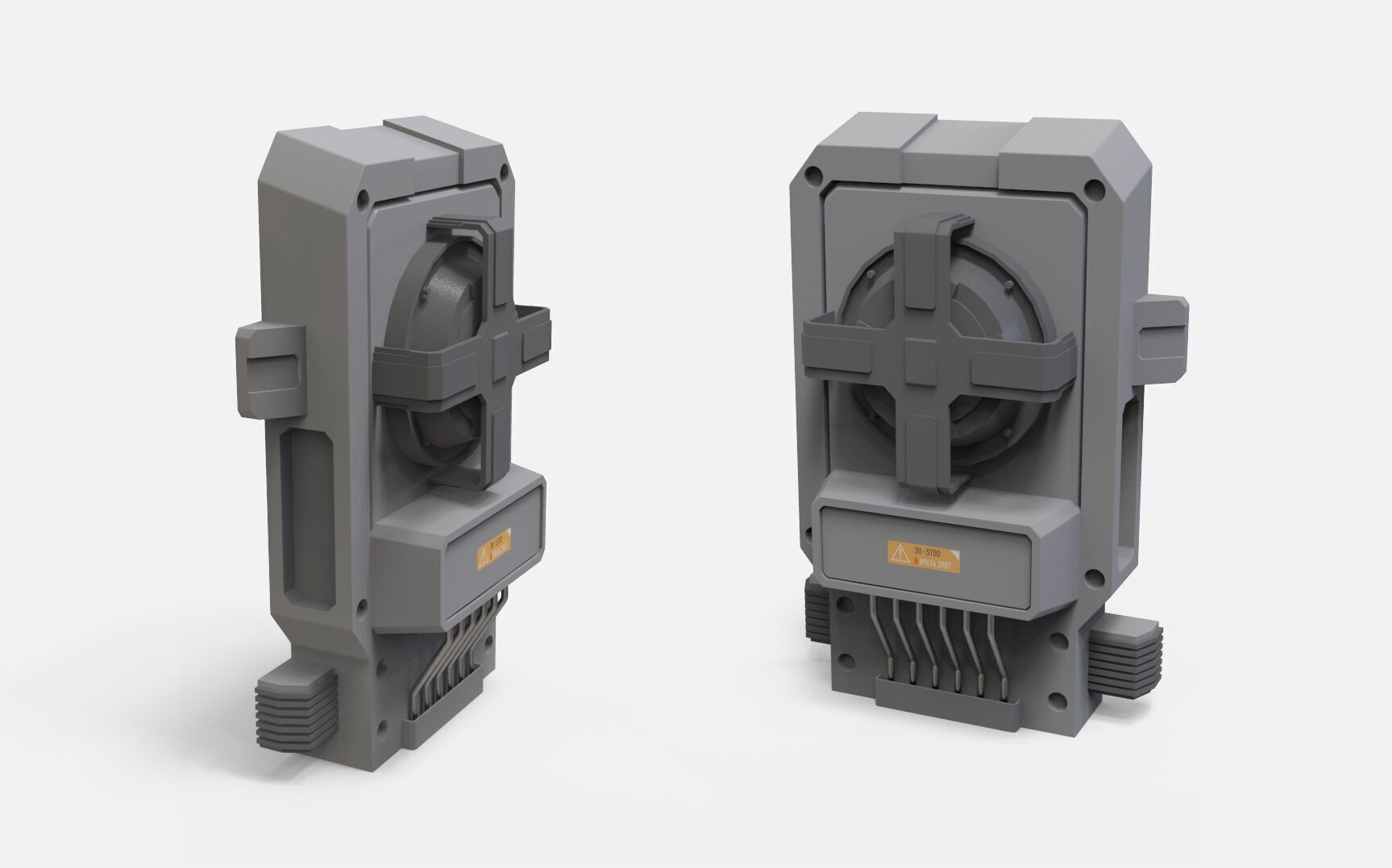 Sci-fi Architecture kitbash 52 3D model_8