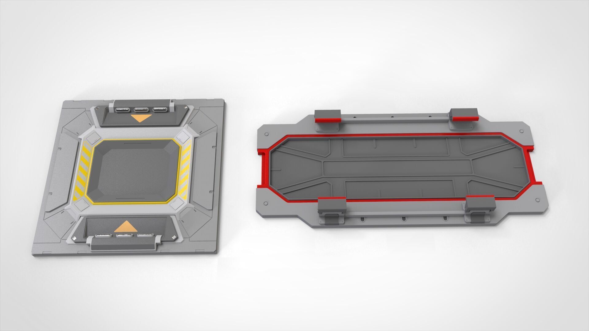 Sci-fi Architecture kitbash 52 3D model_13