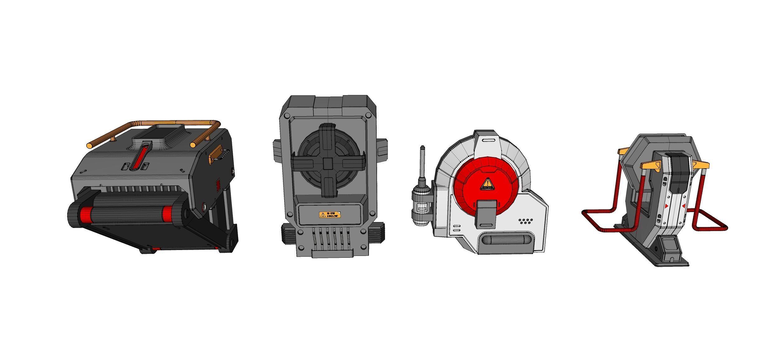 Sci-fi Architecture kitbash 52 3D model_27