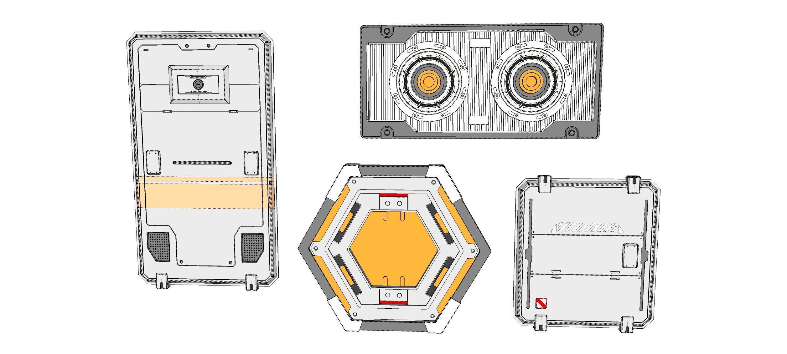 Sci-fi Architecture kitbash 52 3D model_24