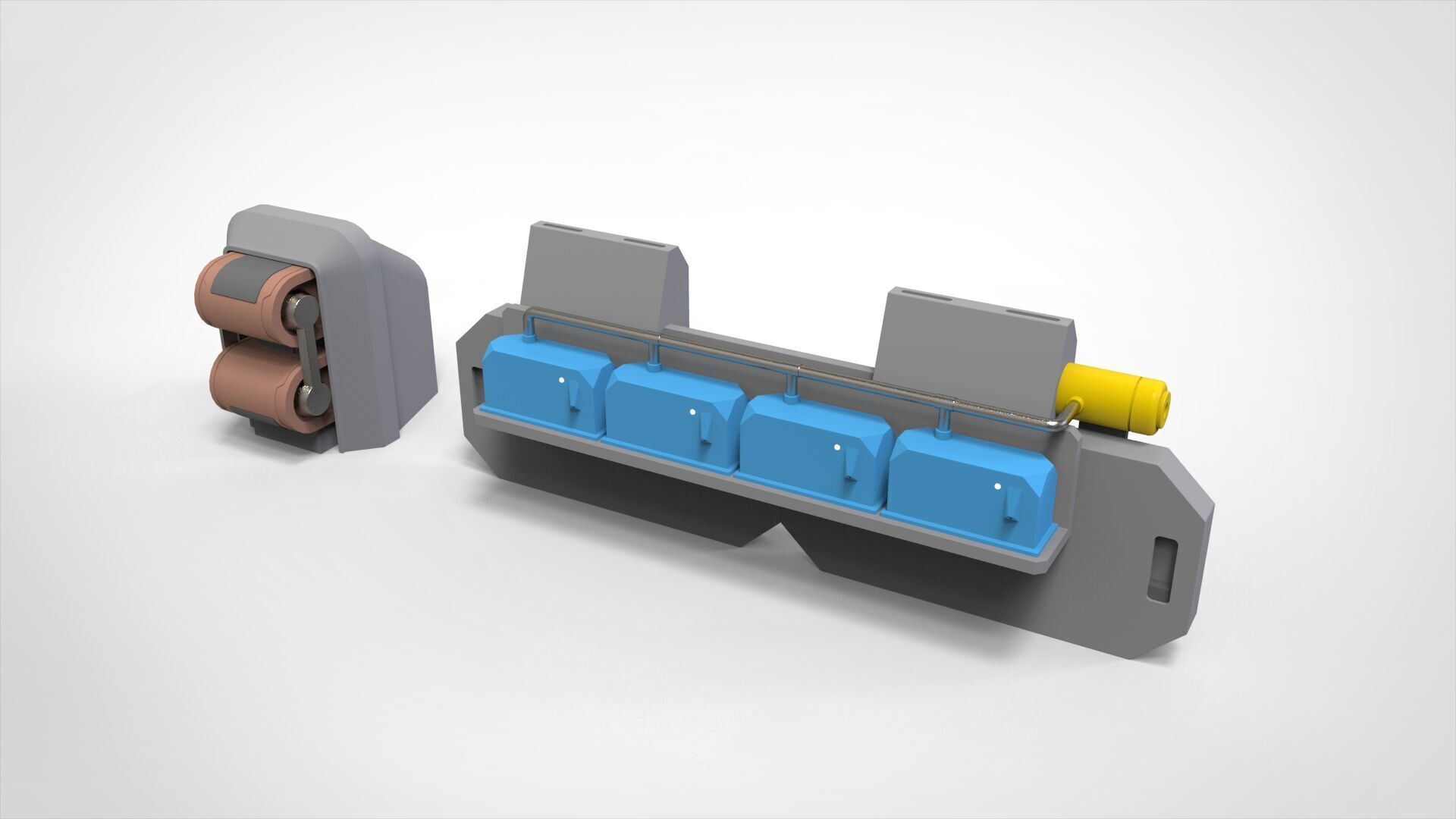 Sci-fi Architecture kitbash 52 3D model_16