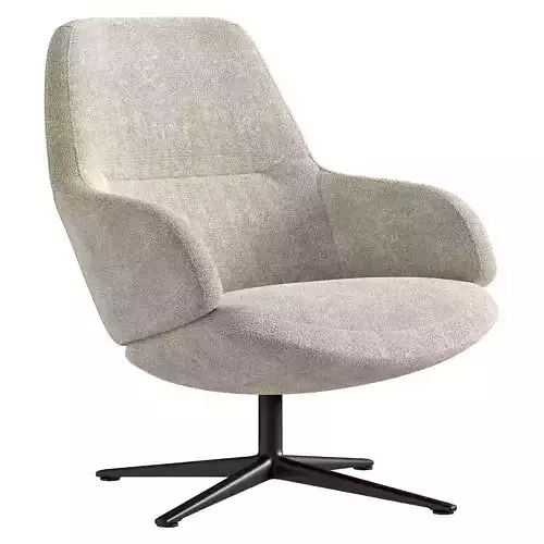 Aston club armchair 3D model