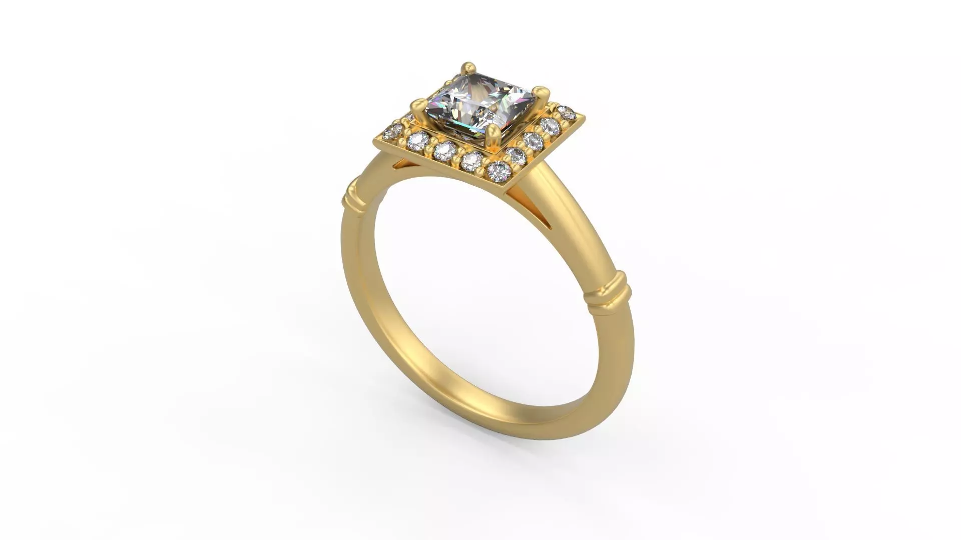 Women Solitaire 4538 3D print model