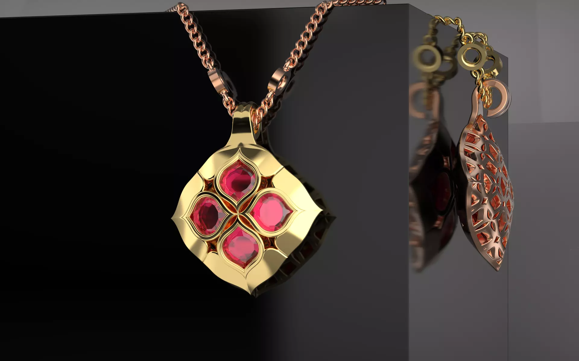 Chopard Imperiale Lace Necklace 3D print model