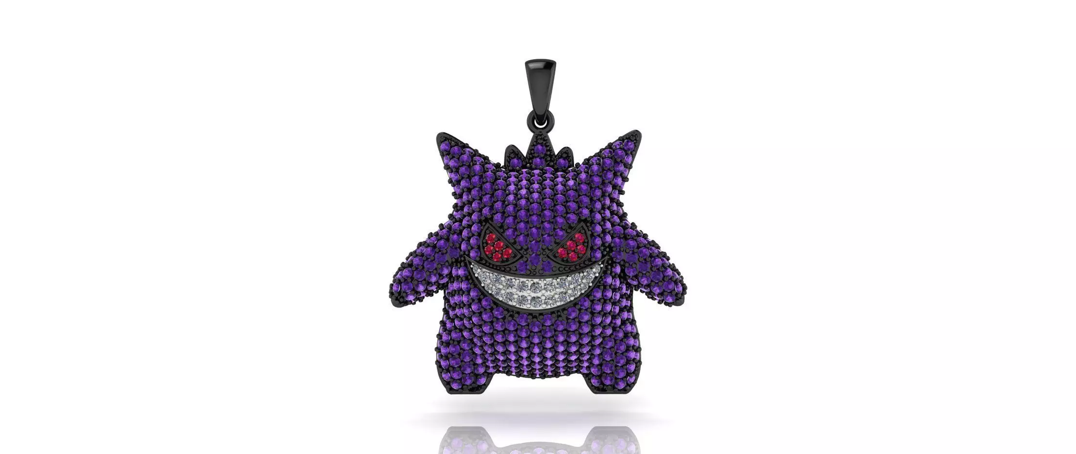 Gengar Pendant 3D print model_0