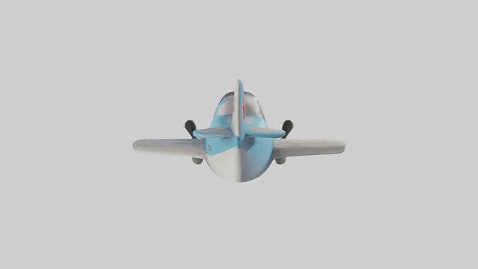 Cartoon Airplane model 3D model
