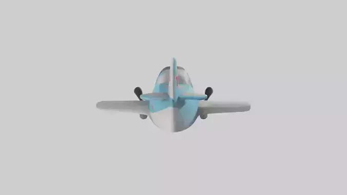 Cartoon Airplane model