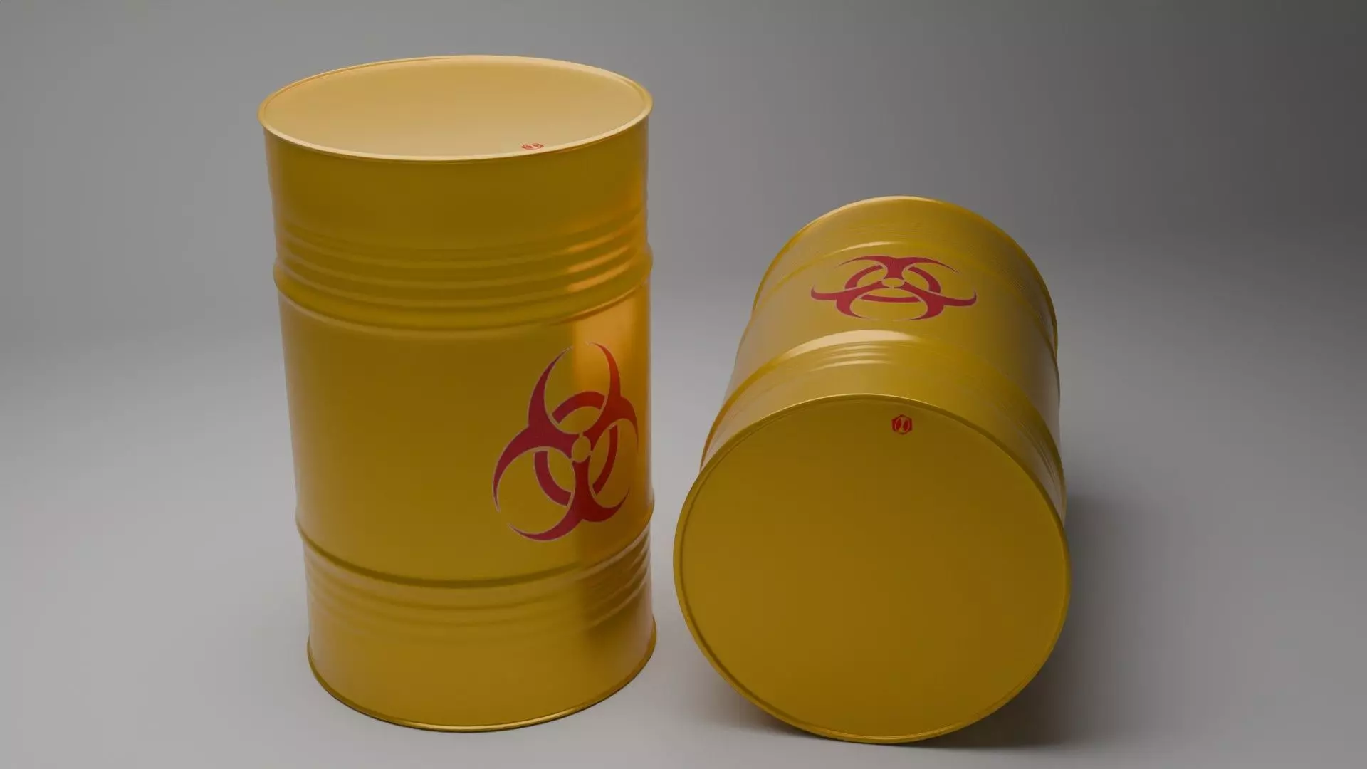 3D Nuclear Energy Barrel 3D model_0