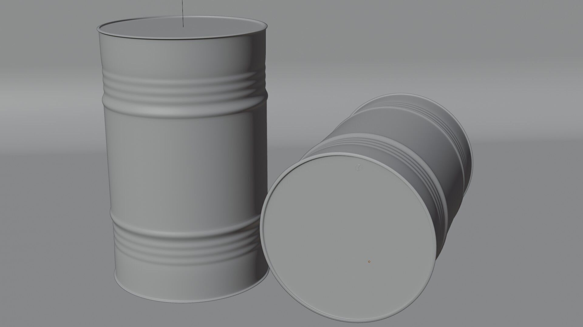 3D Nuclear Energy Barrel 3D model_6