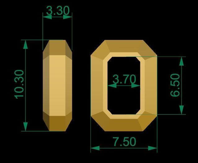 Chain Bracelet 01 3D print model_6