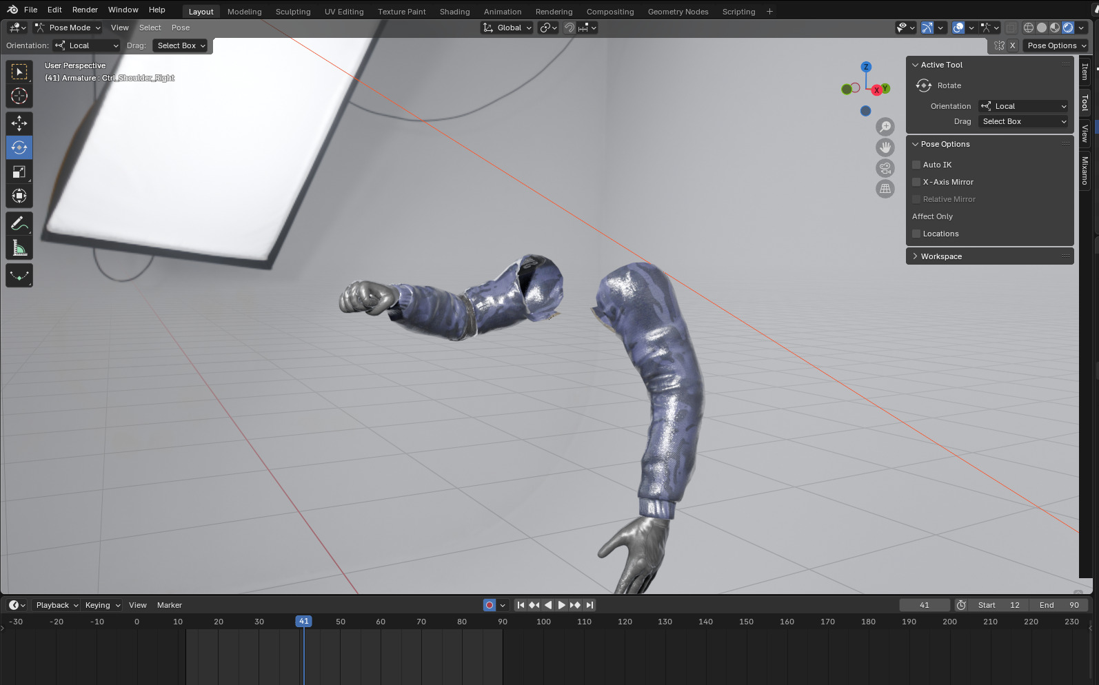FIRST PERSON PICK UP ANIMATION 3D model_2
