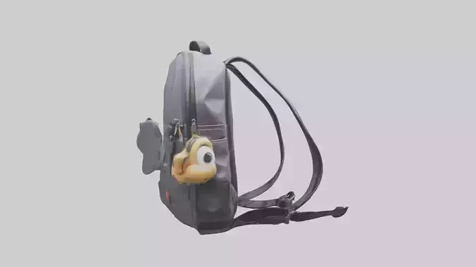 Cartoon Backpack model 3D model