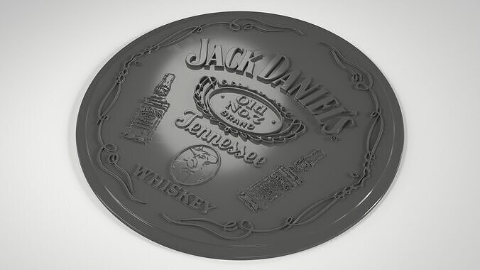  A Jack Daniels Badge 3D print model