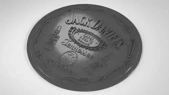  A Jack Daniels Badge 3D print model