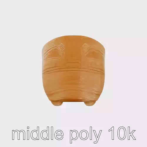 Wooden Curved Bathtub Natural Finish model pack