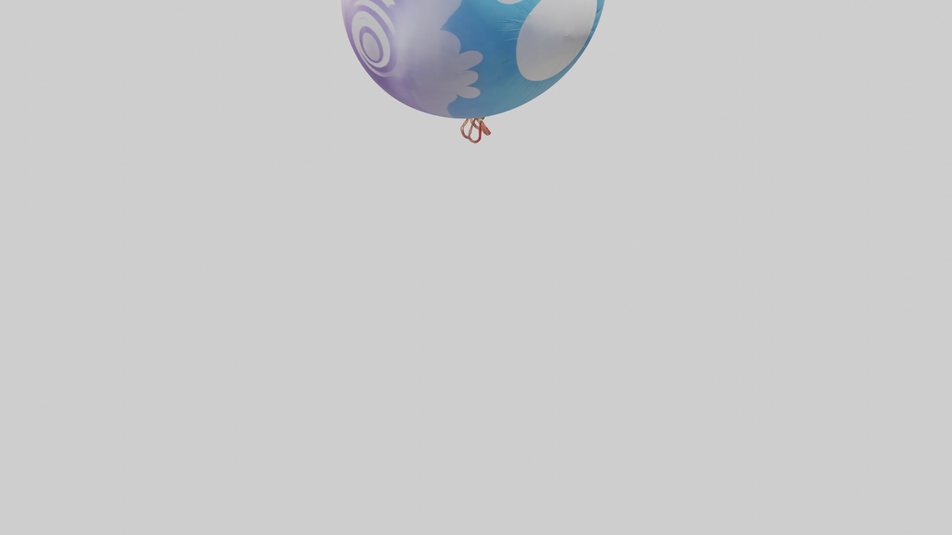 Cartoon Balloon model 3D model_6