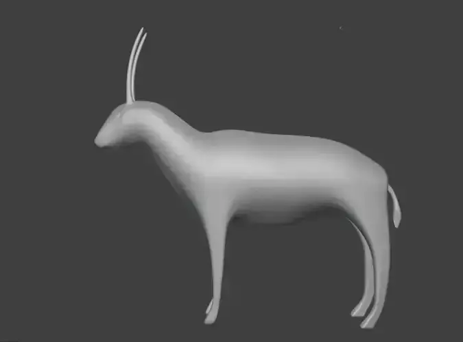 Mountain Goat 3D print model 3D print model