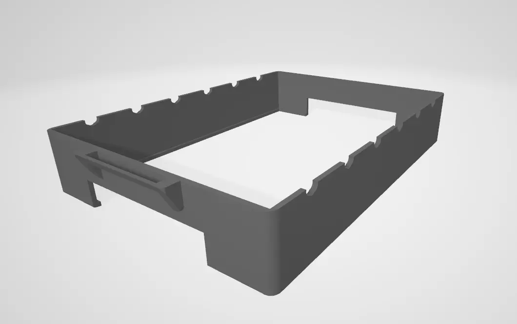 Tray Accessory w Tilting Slots for Quail Eggs Incubator Inserts Free 3D print model