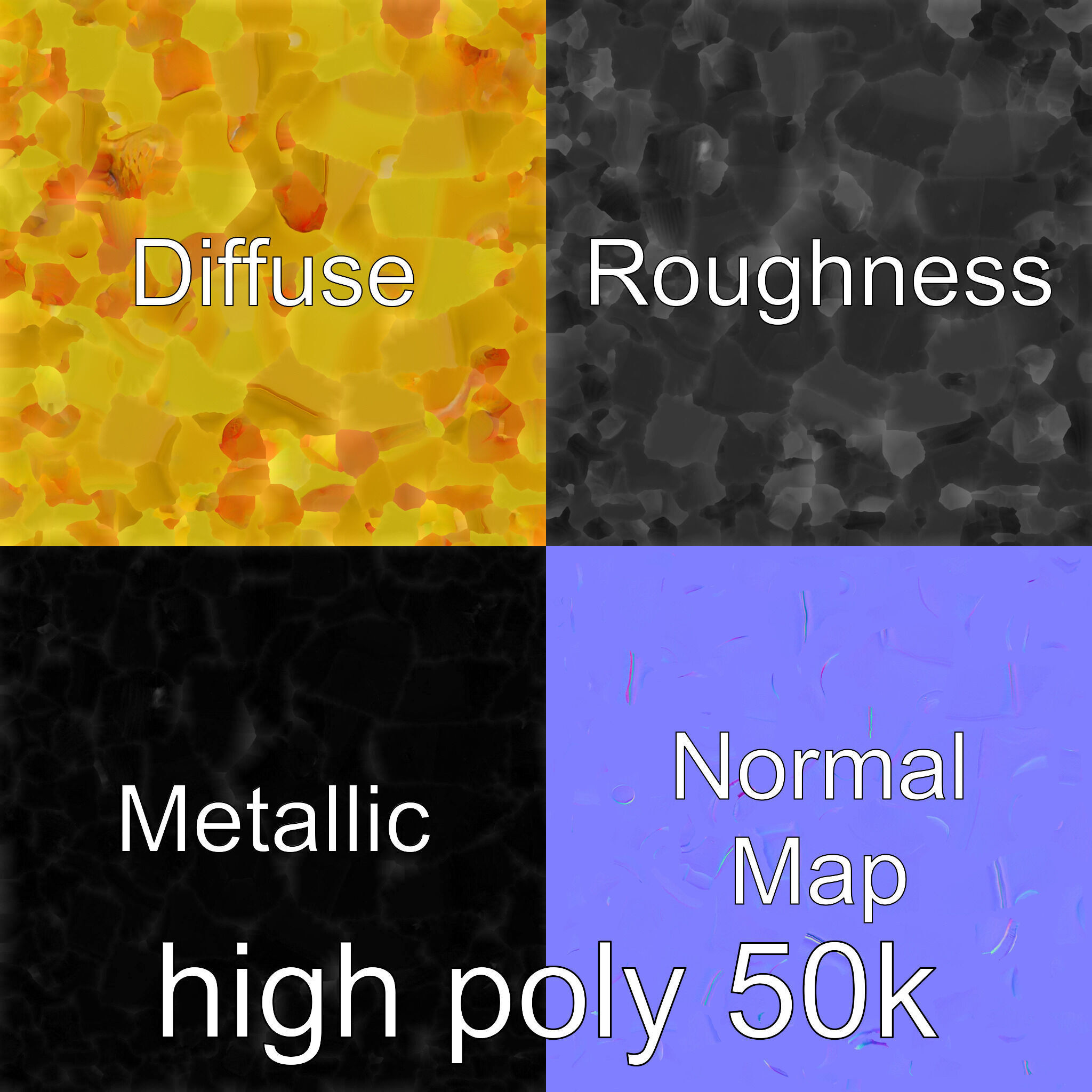 Cartoon Cheese Slice Stylized model pack Low-poly 3D model_22