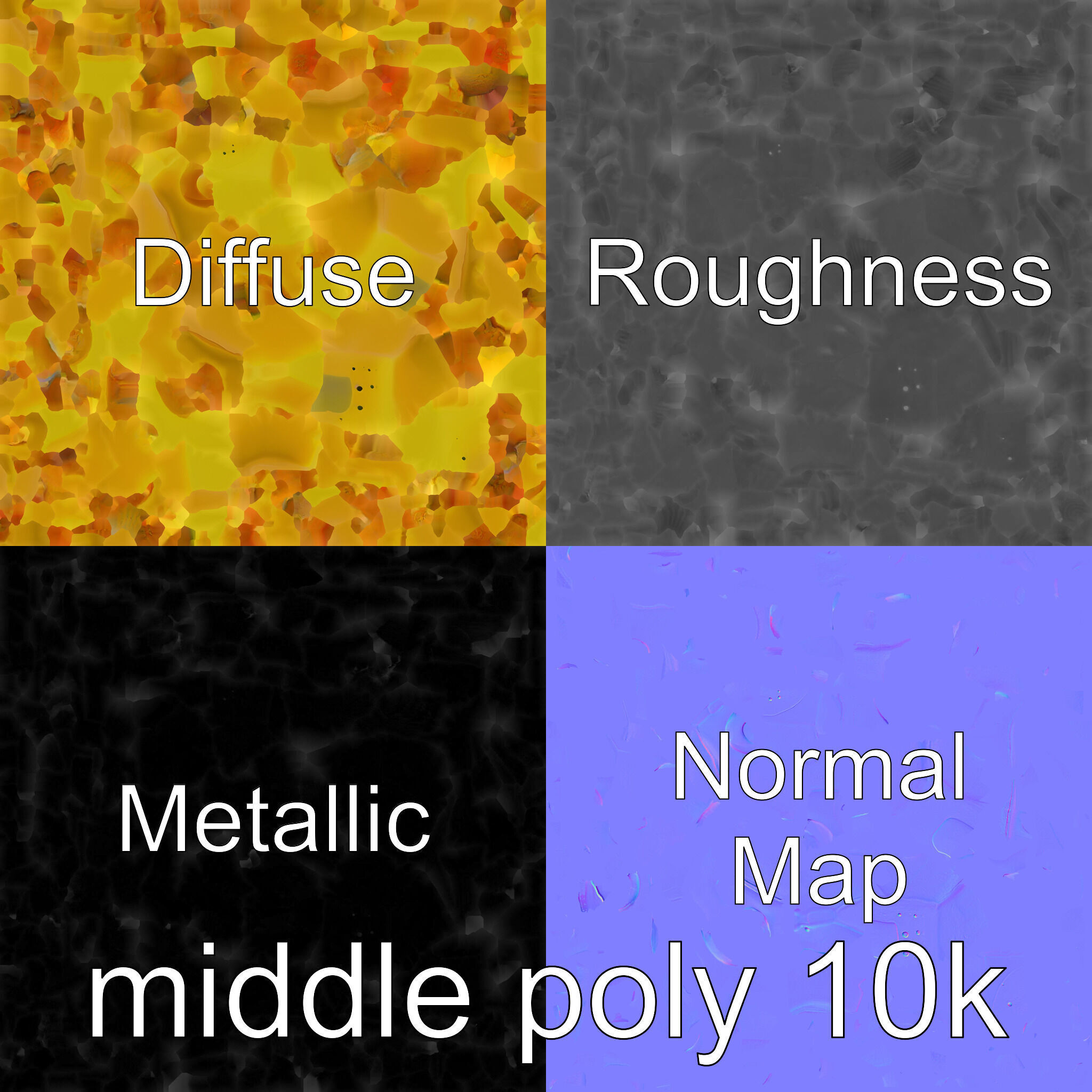 Cartoon Cheese Slice Stylized model pack Low-poly 3D model_33