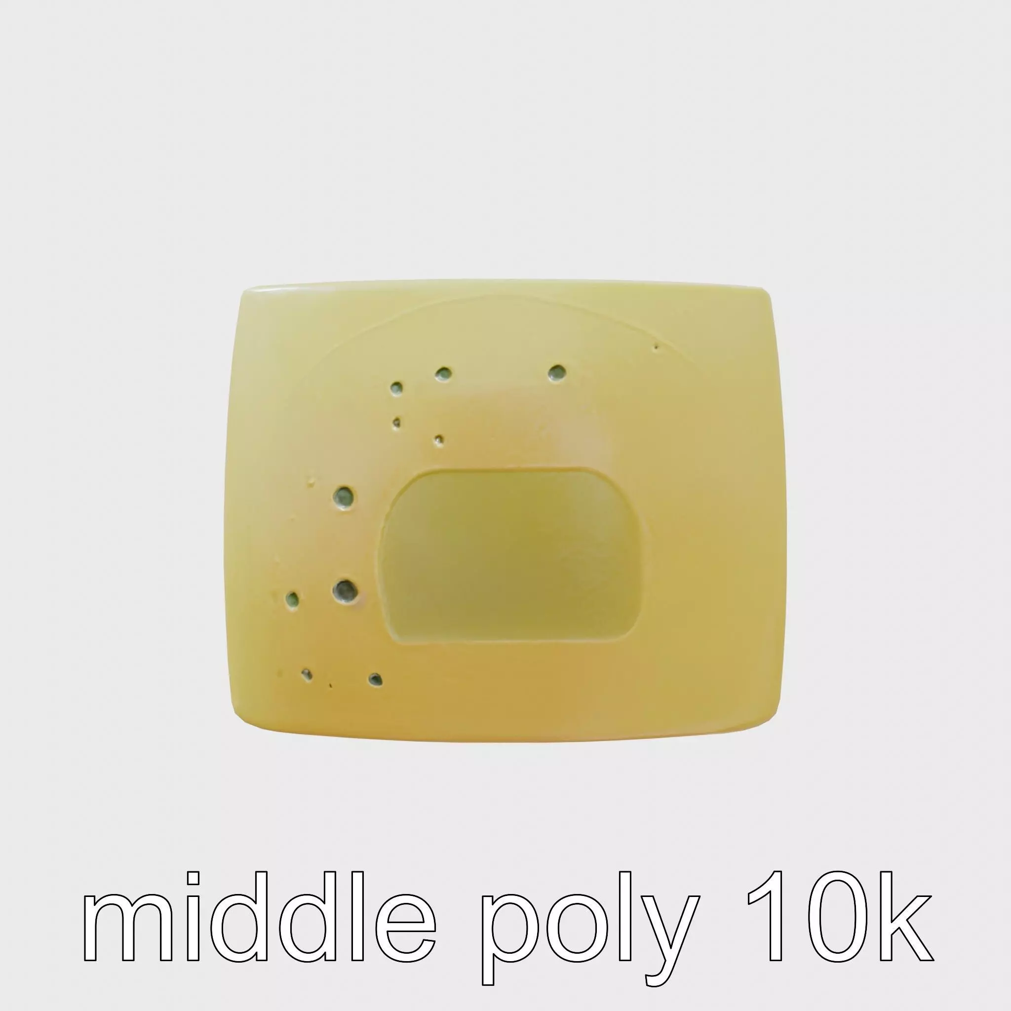Cartoon Cheese Slice Stylized model pack Low-poly 3D model_0