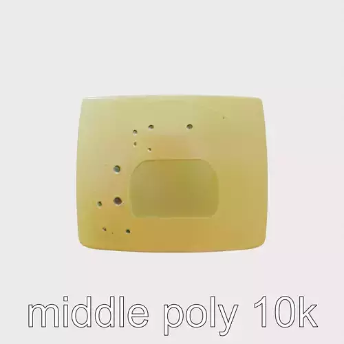 Cartoon Cheese Slice Stylized model pack Low-poly 3D model