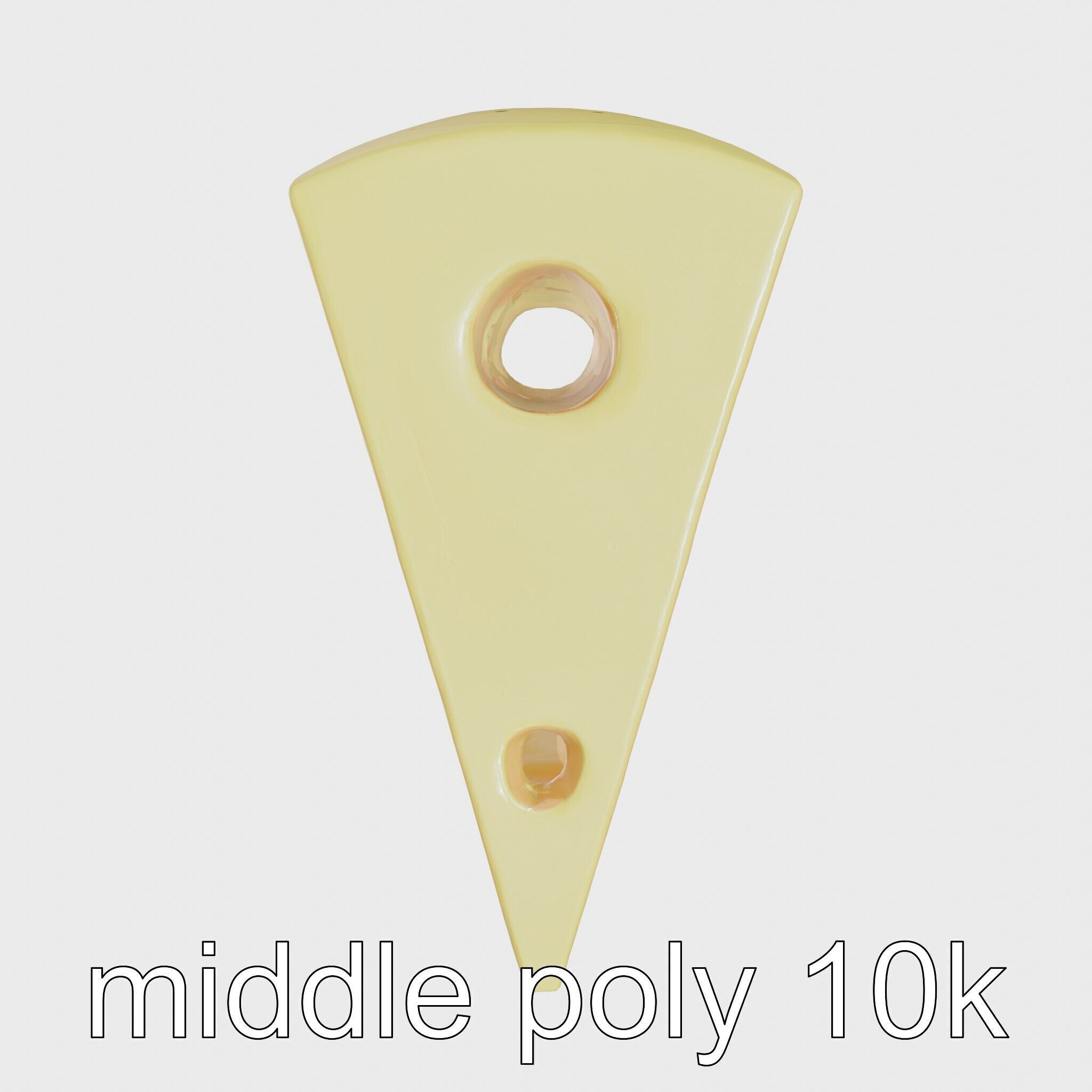 Cartoon Cheese Slice Stylized model pack Low-poly 3D model_24