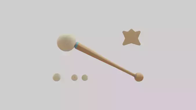 artoon Baton model 3D model