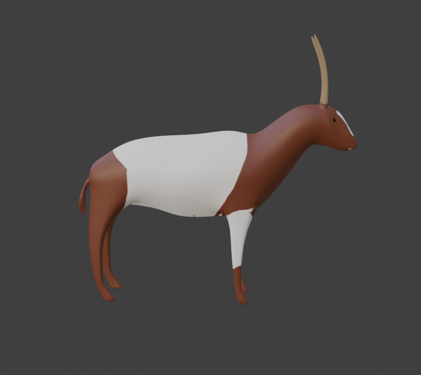 Goat 3D Model  3D model_3