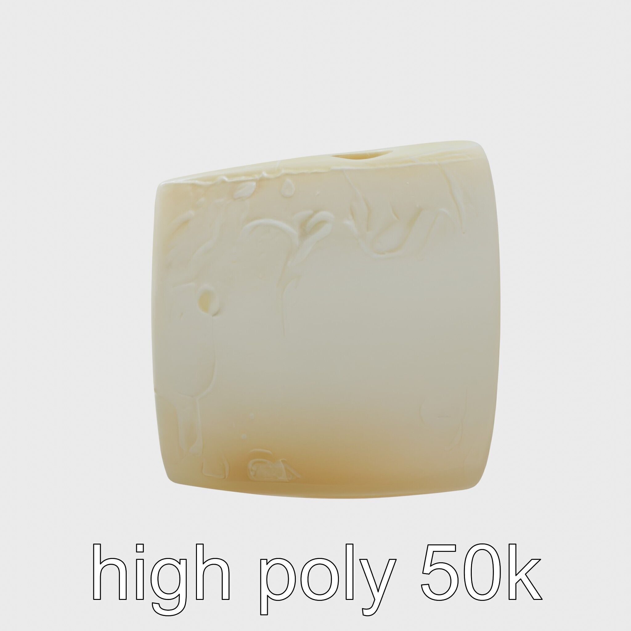 Swiss Cheese Wheel with Large Holes model pack Low-poly 3D model_11