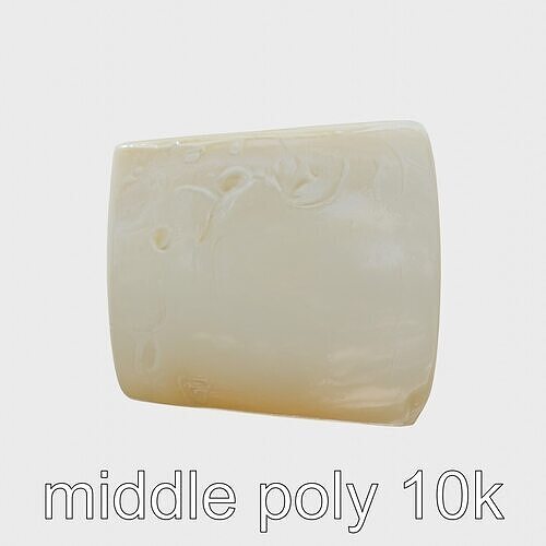 Swiss Cheese Wheel with Large Holes model pack Low-poly 3D model