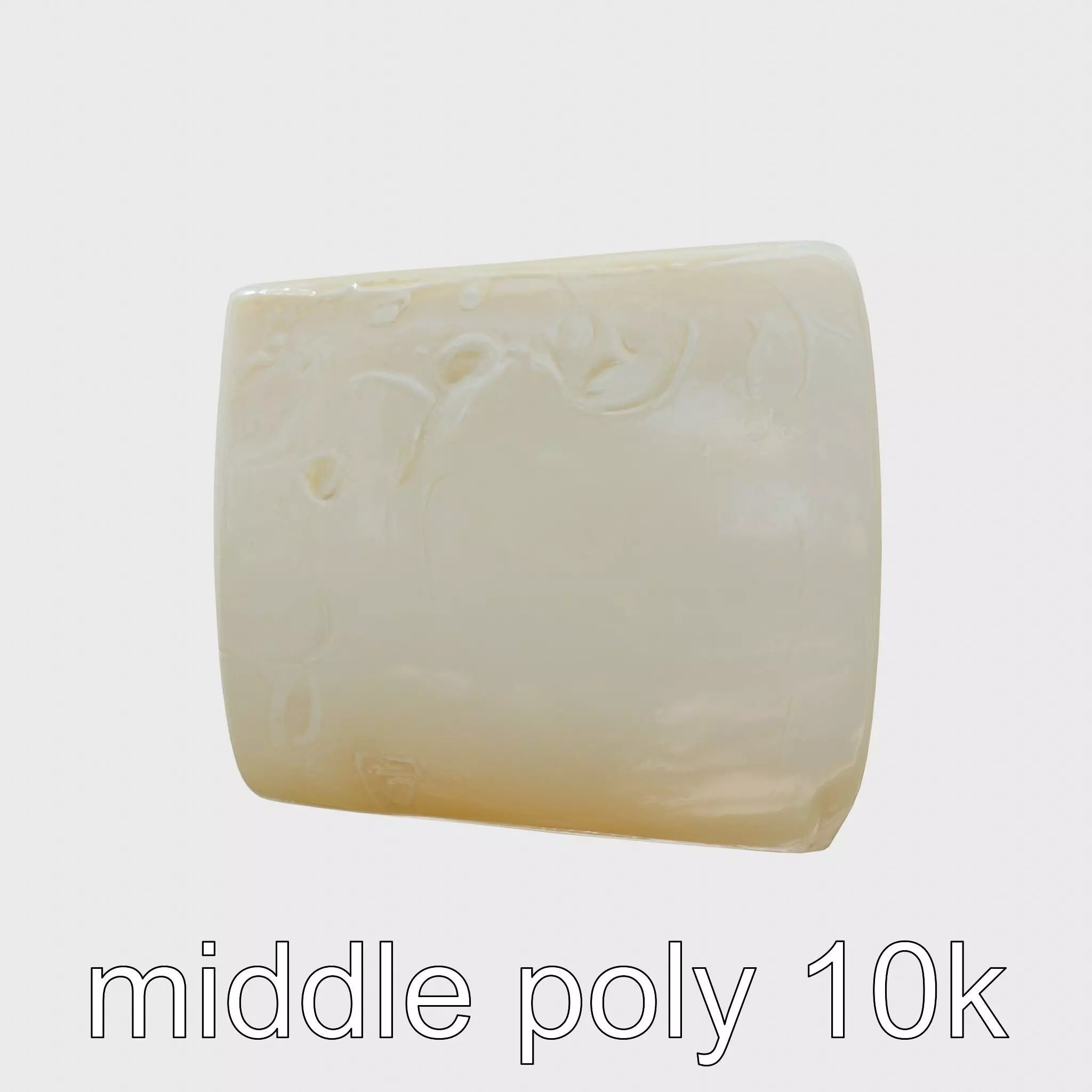 Swiss Cheese Wheel with Large Holes model pack Low-poly 3D model_0