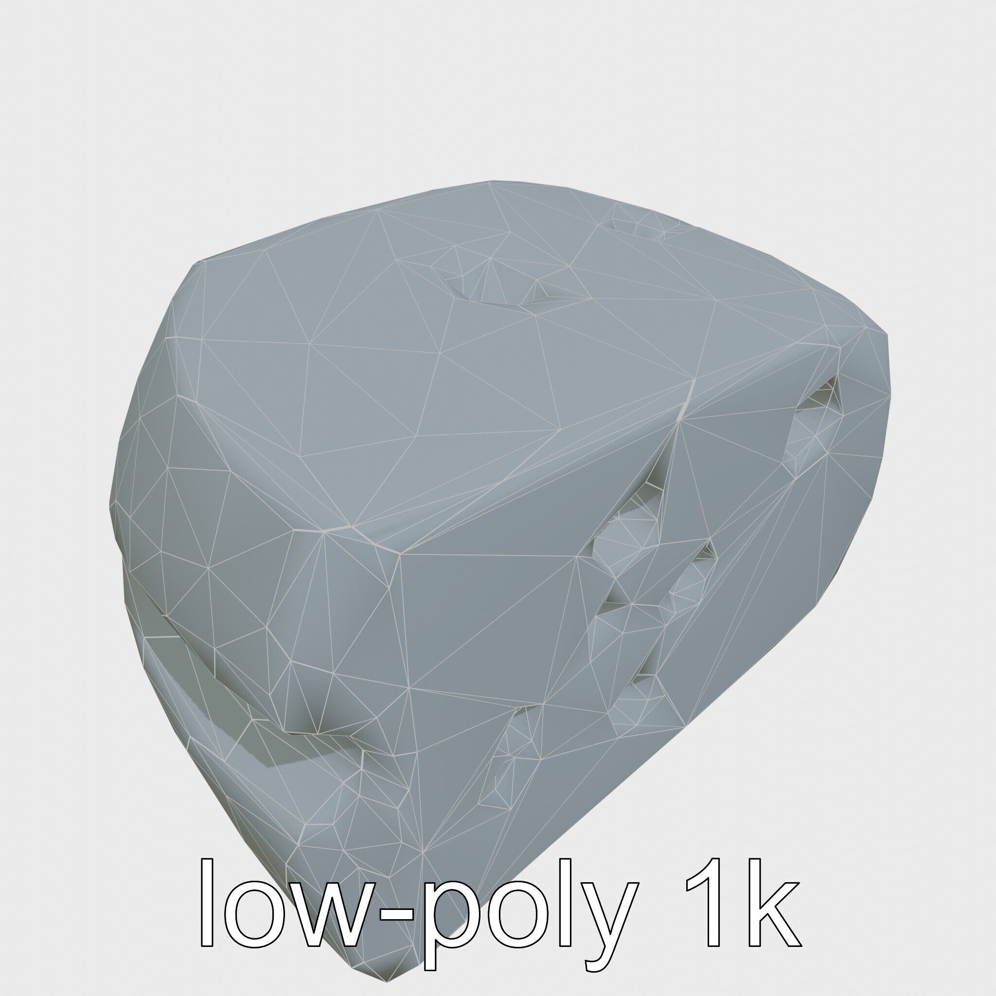 Swiss Cheese Wheel with Large Holes model pack Low-poly 3D model_29