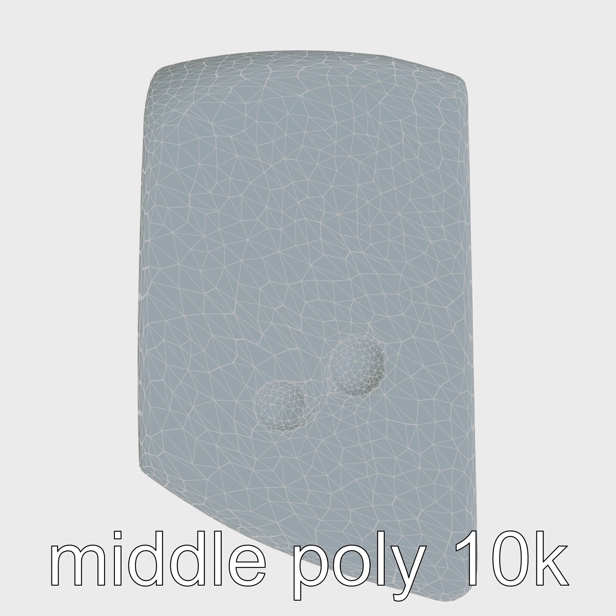 Swiss Cheese Wheel with Large Holes model pack Low-poly 3D model_19