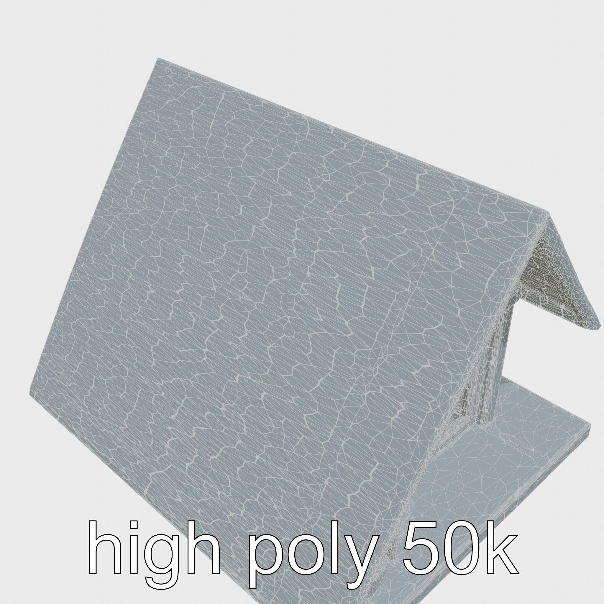 Scandinavian A-frame Cabin 3D model pack Low-poly 3D model_31